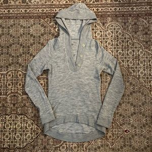 Icebreaker crave hooded sweater with buttons women’s S